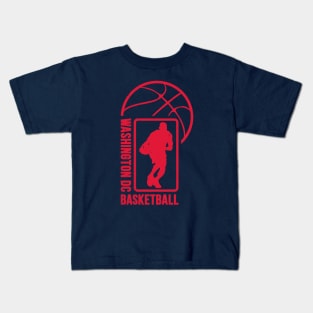 Washington DC Basketball 02 Kids T-Shirt